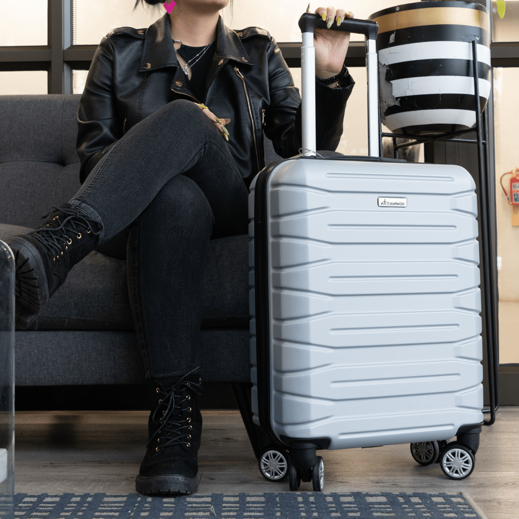Travelwize Cabana ABS 4 - Wheel Spinner Luggage Suitcase - Retail Therapy Online