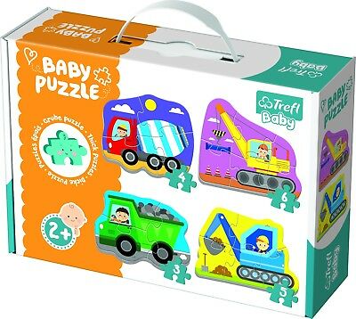 Trefl Puzzles - Baby Classic - Vehicles on Site - Retail Therapy Online