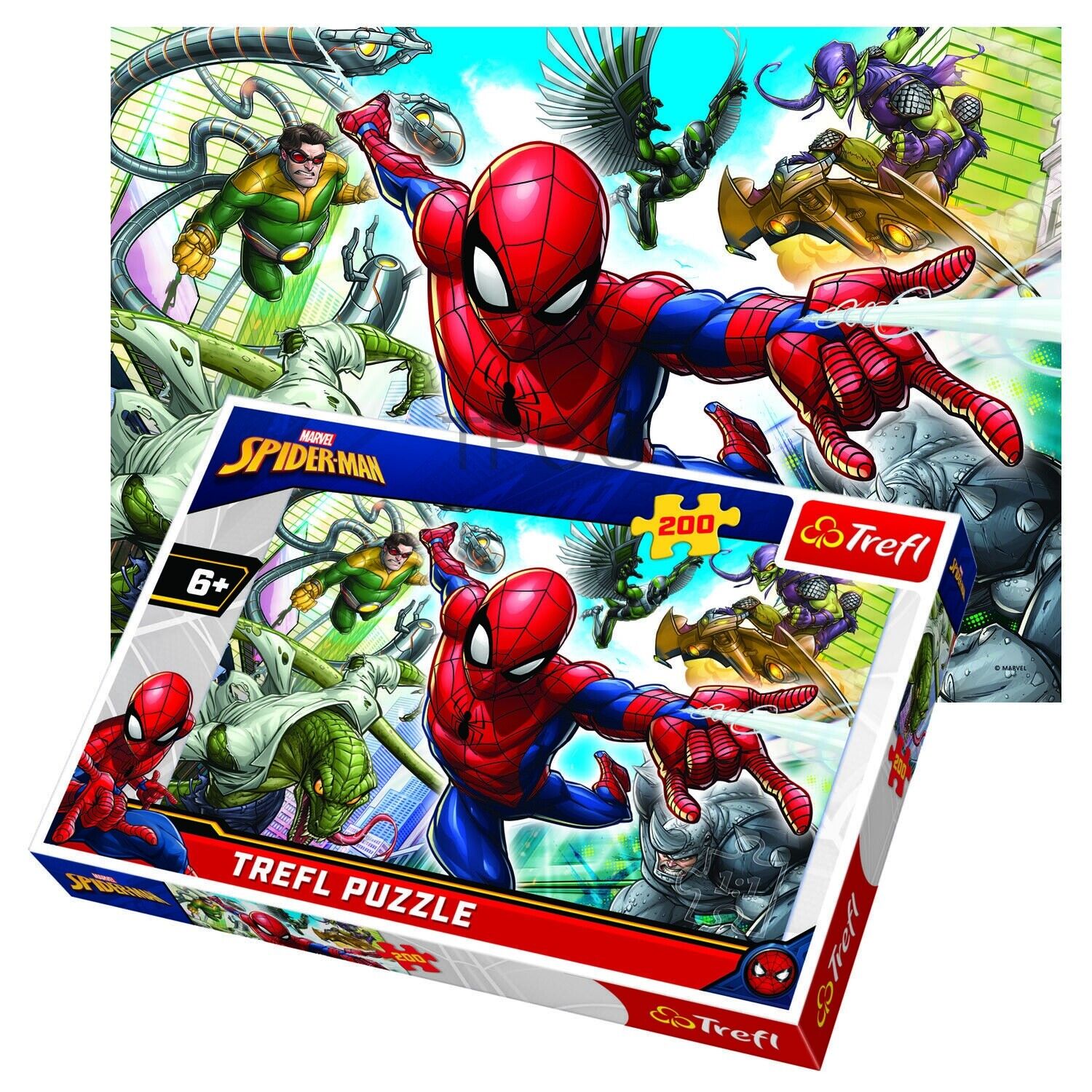 Trefl Puzzles - Born to be Superhero / Spiderman 200pc - Retail Therapy Online