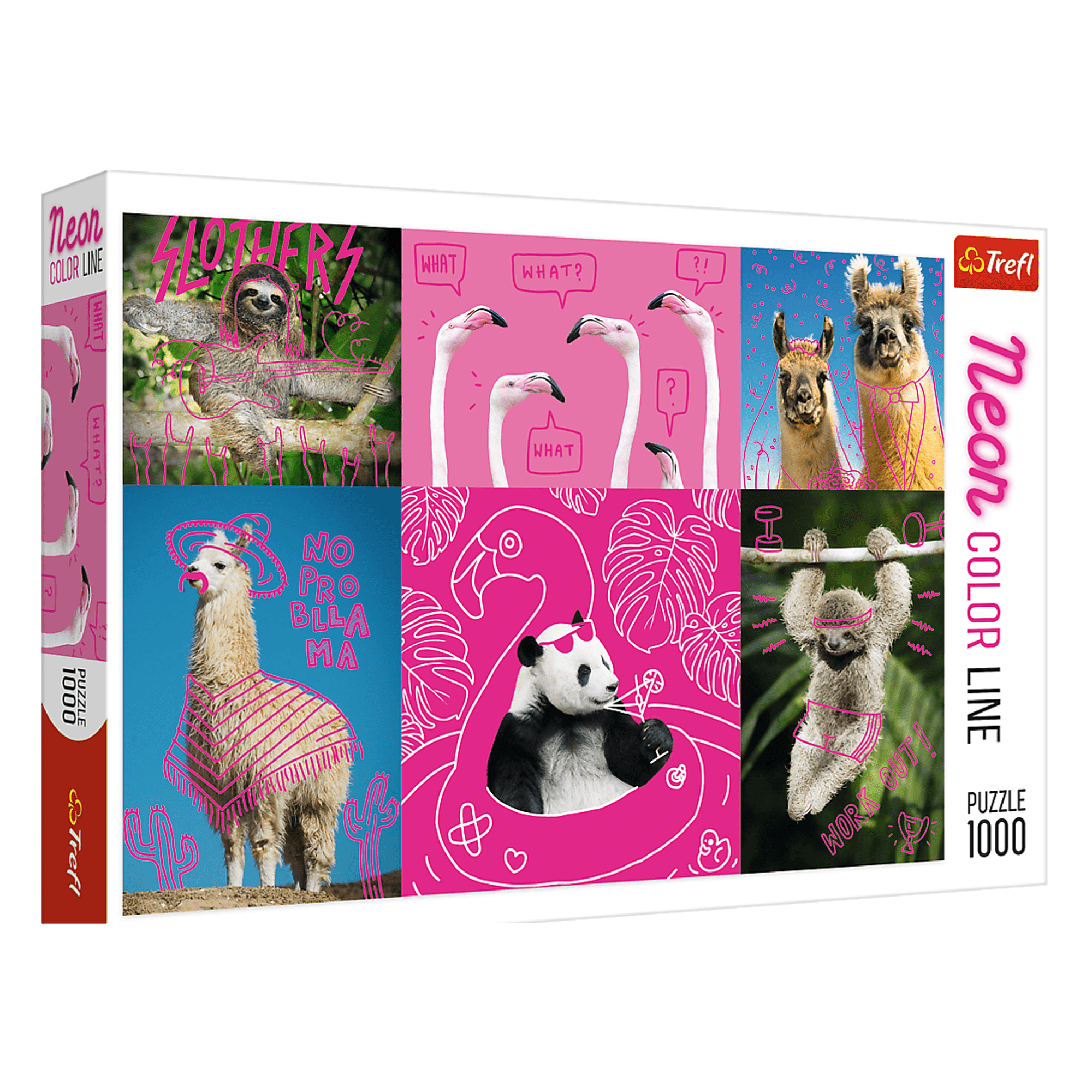 Trefl Puzzles - Crazy Animals 1000pc - Retail Therapy Online