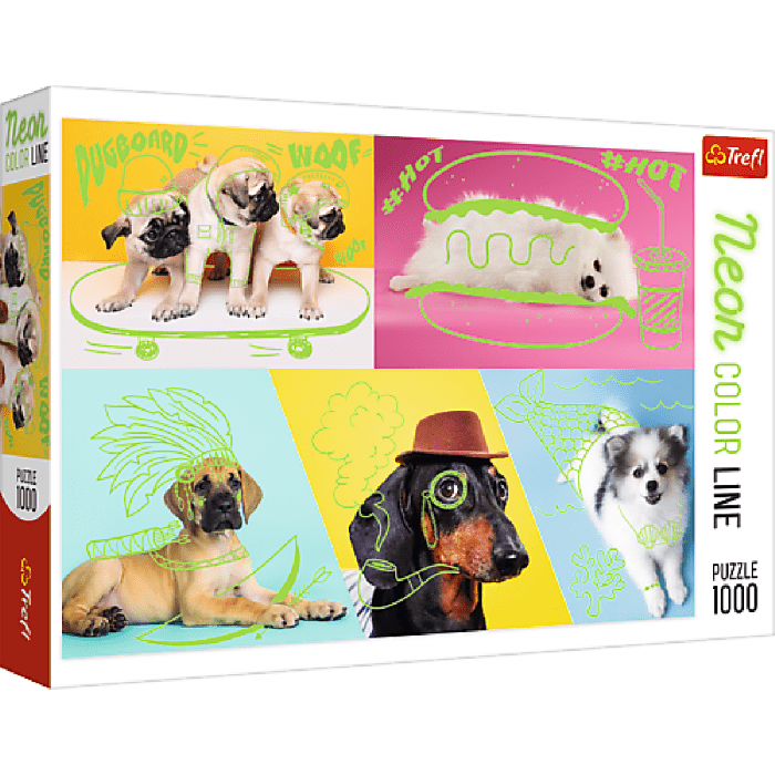 1000 piece dog puzzle sales
