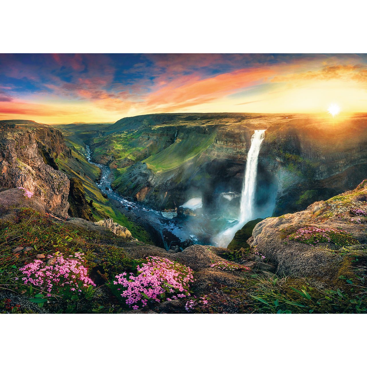 Trefl Puzzles - Háifoss Waterfall, Iceland 2000pc - Retail Therapy Online