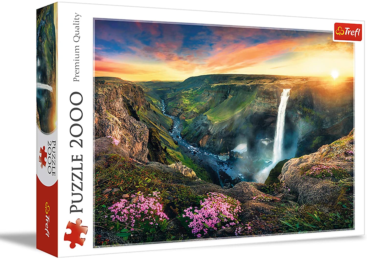 Trefl Puzzles - Háifoss Waterfall, Iceland 2000pc - Retail Therapy Online