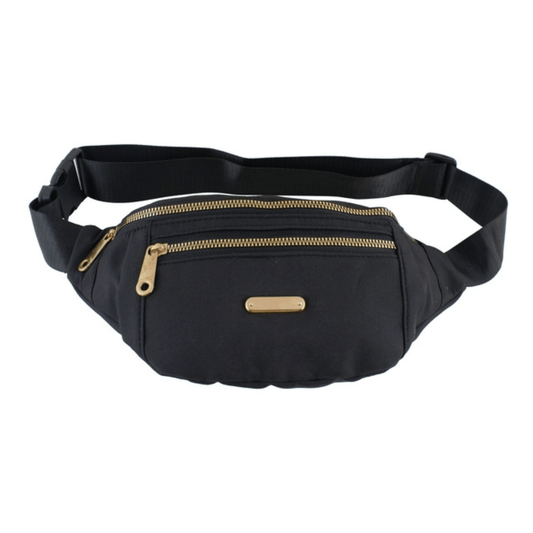 Triple Zip Moon Bag - Retail Therapy Online
