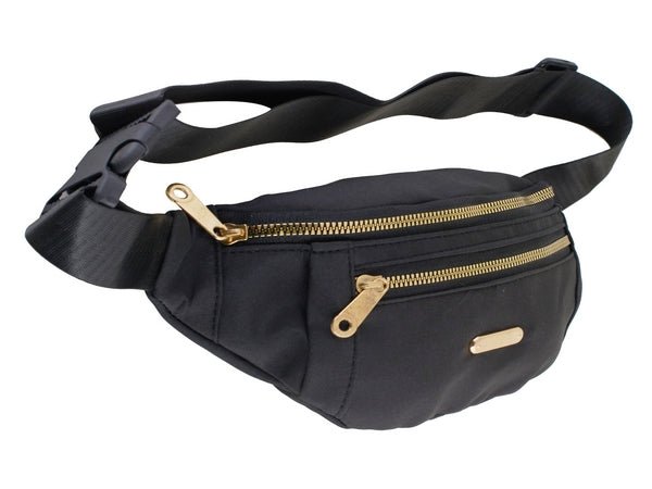 Triple Zip Moon Bag - Retail Therapy Online