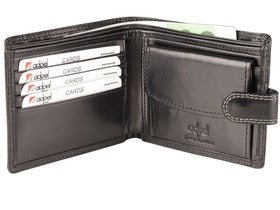 Two Fold Men's Genuine Leather Wallet - Retail Therapy Online