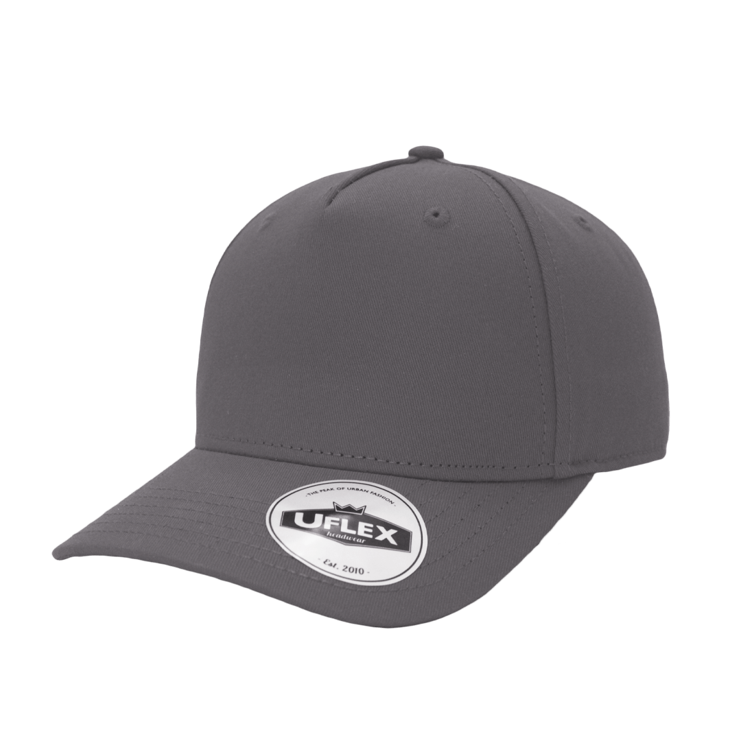 Uflex 5 Panel Curved Peak Snapback Cap - Retail Therapy Online