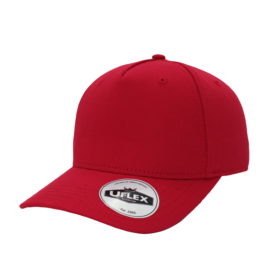 Uflex 5 Panel Curved Peak Snapback Cap - Retail Therapy Online