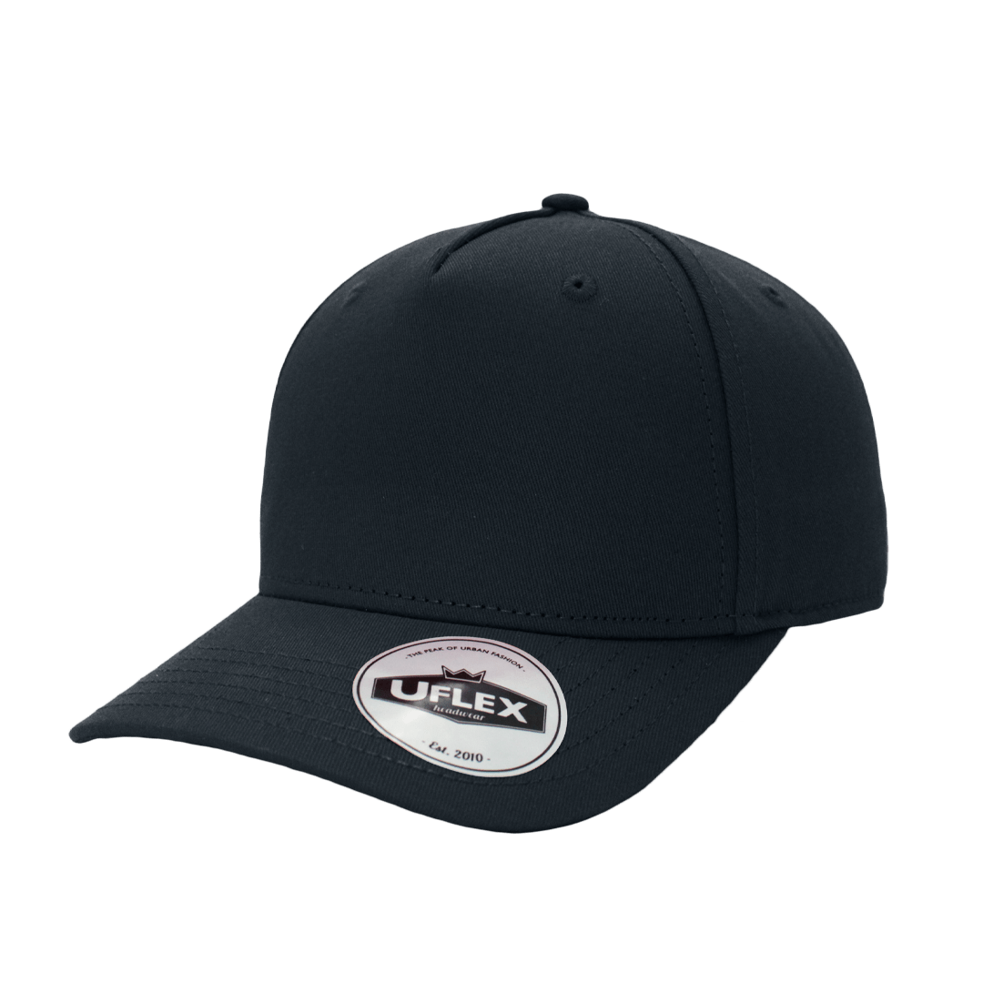 Uflex 5 Panel Curved Peak Snapback Cap - Retail Therapy Online