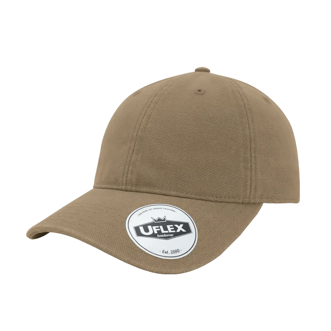 Uflex 6P Washed Canvas Unstructured Cap - Retail Therapy Online