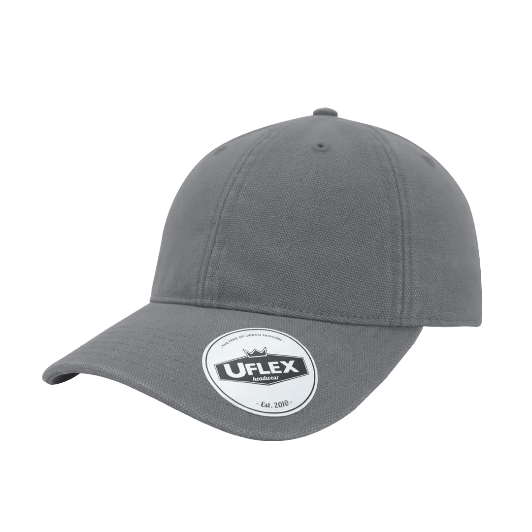 Uflex 6P Washed Canvas Unstructured Cap - Retail Therapy Online