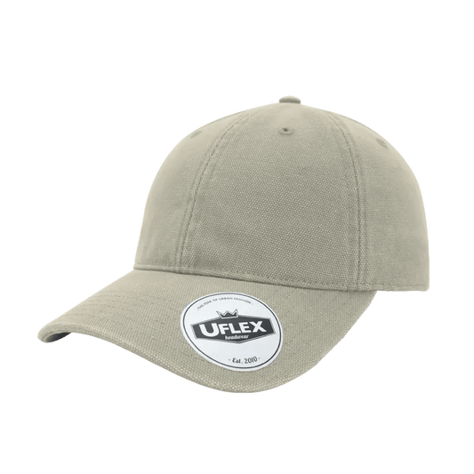 Uflex 6P Washed Canvas Unstructured Cap - Retail Therapy Online