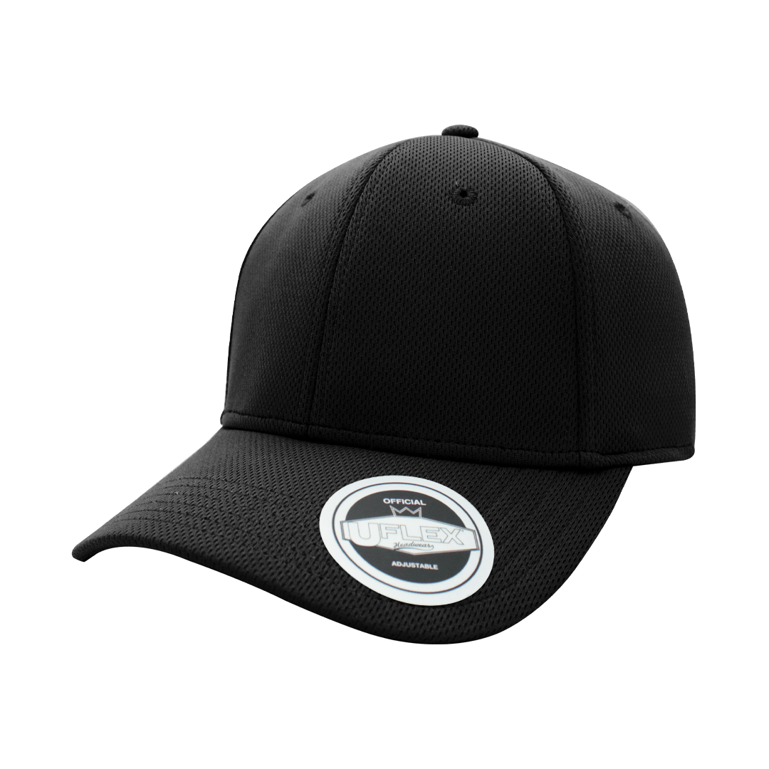 Uflex Birdseye Mesh 6 Panel Snapback Cap - Retail Therapy Online