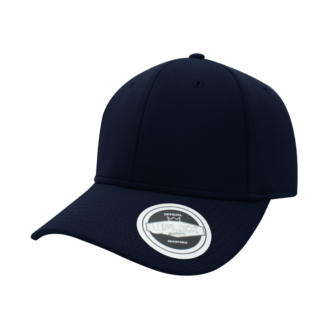 Uflex Birdseye Mesh 6 Panel Snapback Cap - Retail Therapy Online