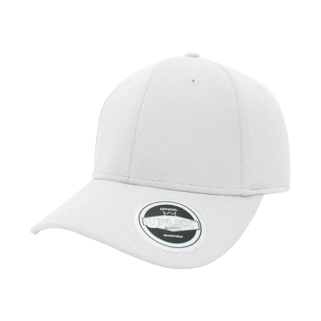 Uflex Birdseye Mesh 6 Panel Snapback Cap - Retail Therapy Online