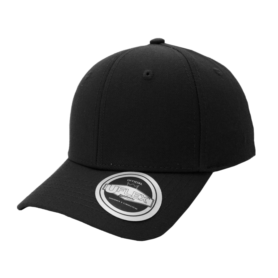 Uflex Curved 6 Panel Snapback - Retail Therapy Online