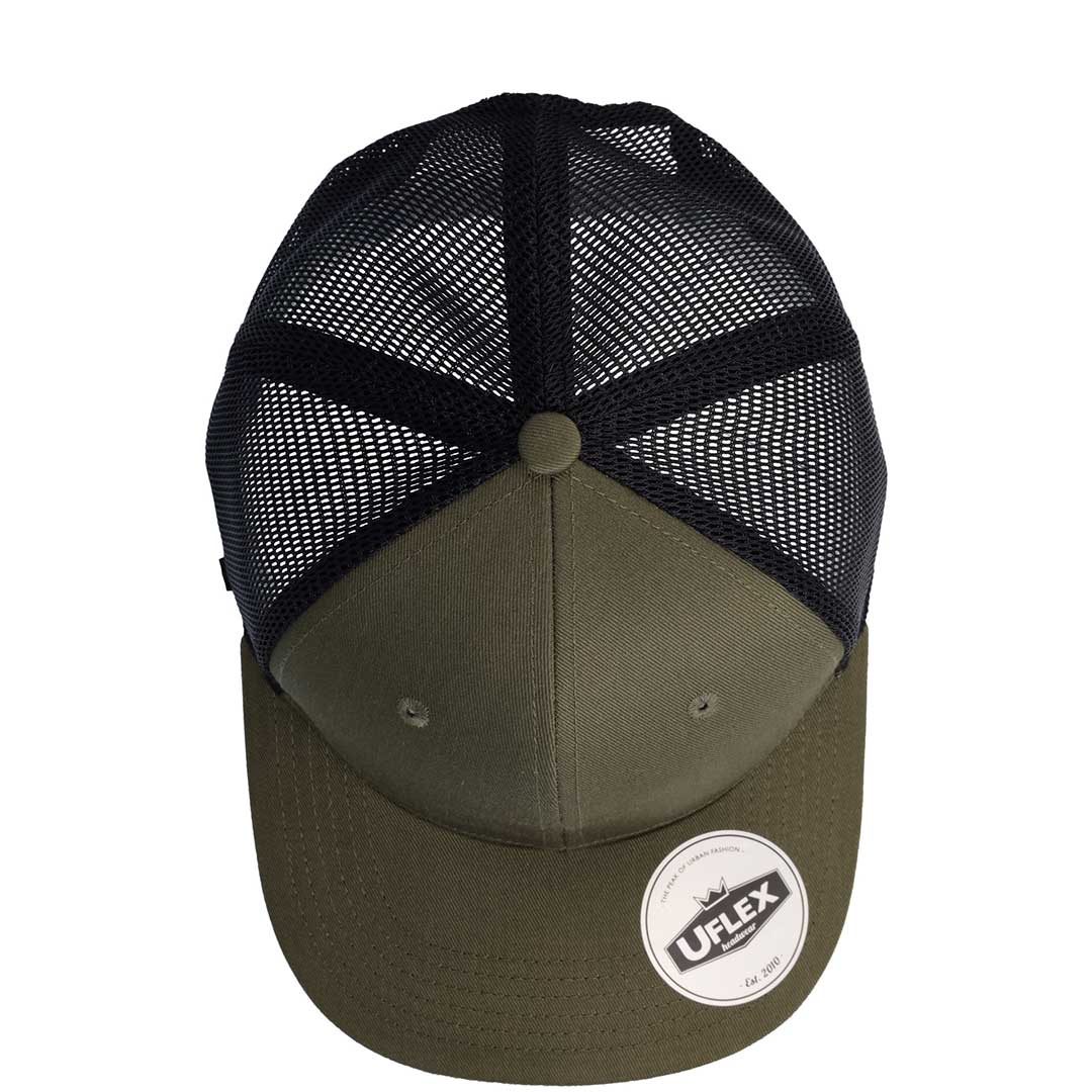 Uflex Polycotton 6 Panel Trucker - Retail Therapy Online
