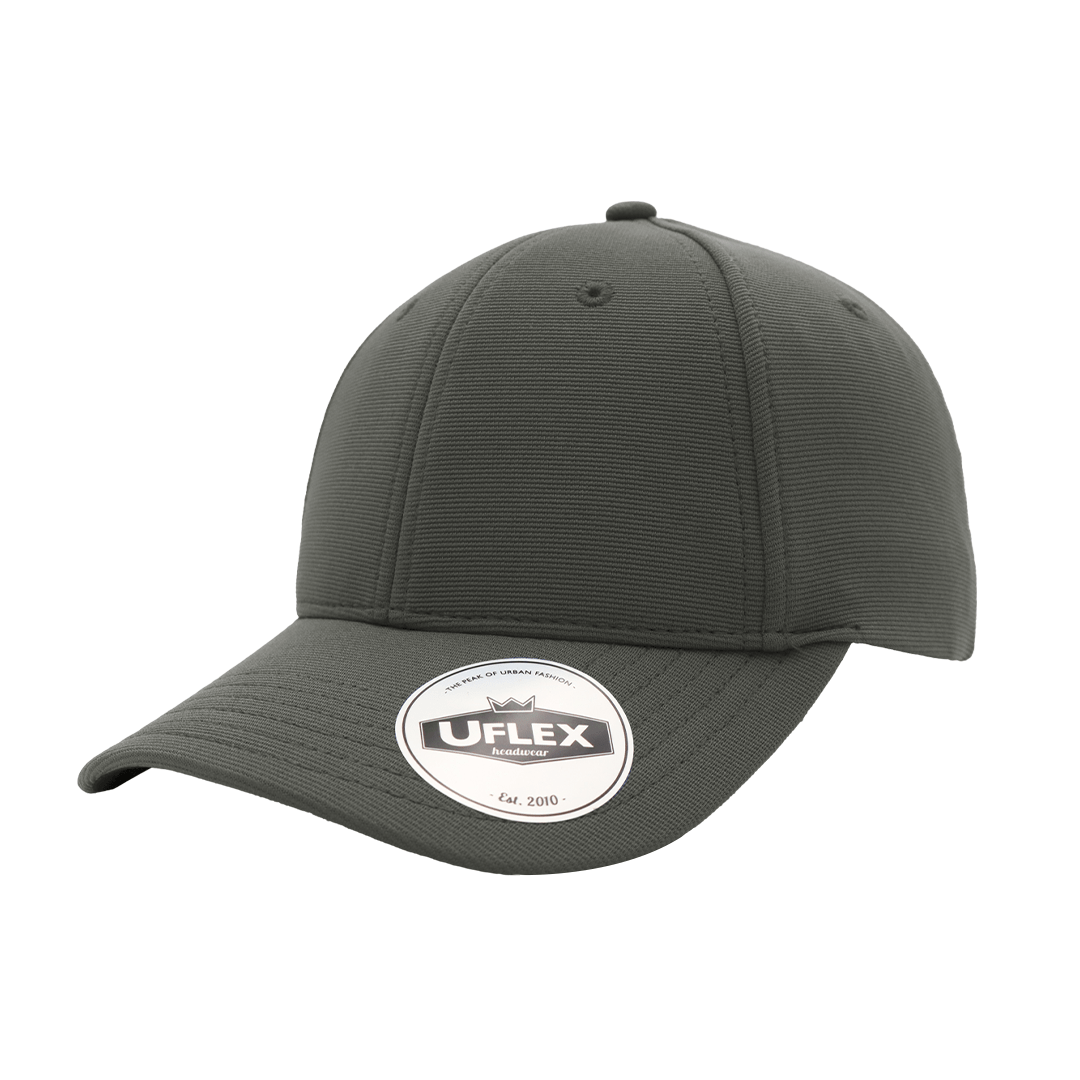 Uflex Recycled Polyester 6 Panel Baseball Cap - Retail Therapy Online