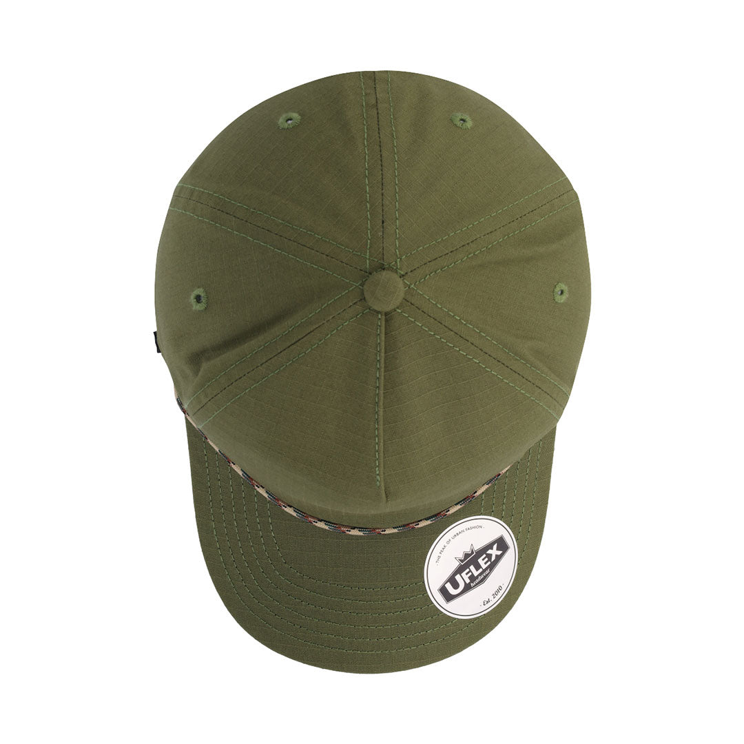 Uflex Ripstop Unstructured 5 Panel with Detail - Retail Therapy Online