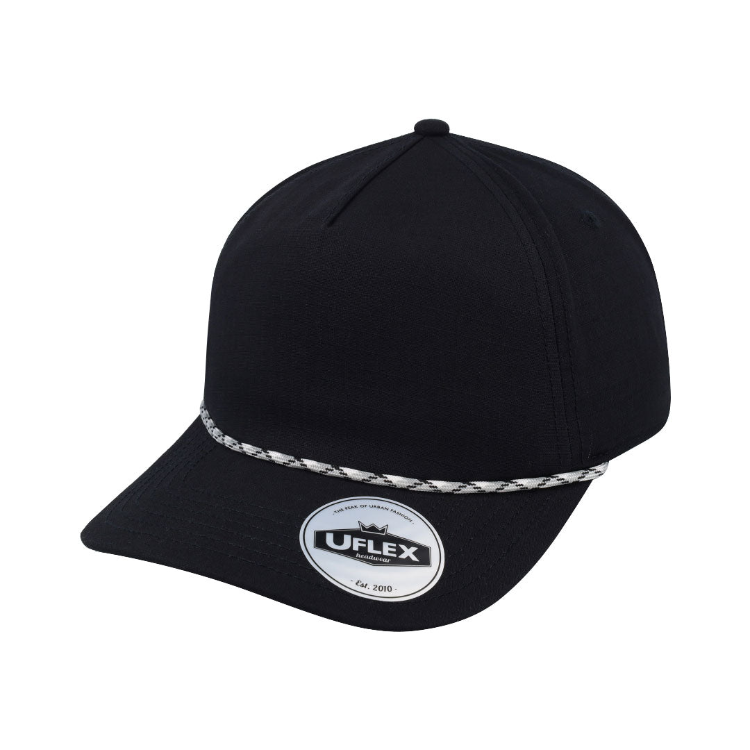 Uflex Ripstop Unstructured 5 Panel with Detail - Retail Therapy Online