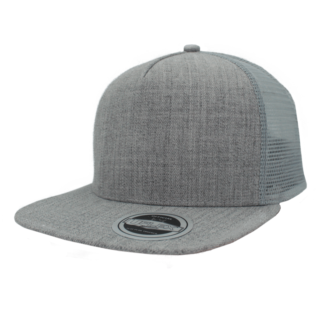 Uflex Trucker Flat Peak - 5 Panel - Retail Therapy Online