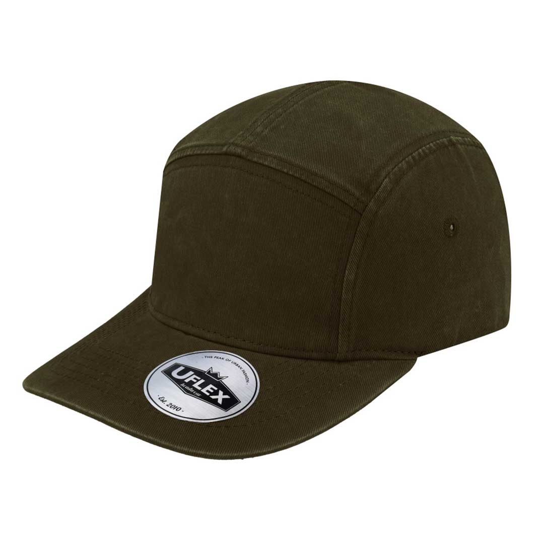 Uflex Washed Cotton 5 Panel Cap - Retail Therapy Online