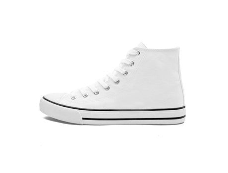 Unisex Retro High Top Canvas Sneaker - Retail Therapy Online