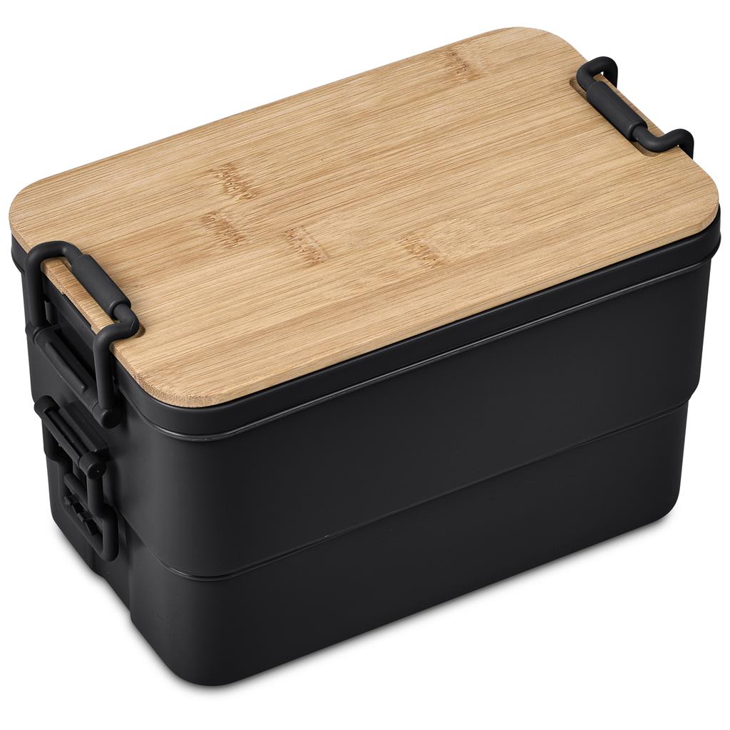 Urban Terrain Lakeside Double Layer Lunch Box & Cutlery Set - Retail Therapy Online