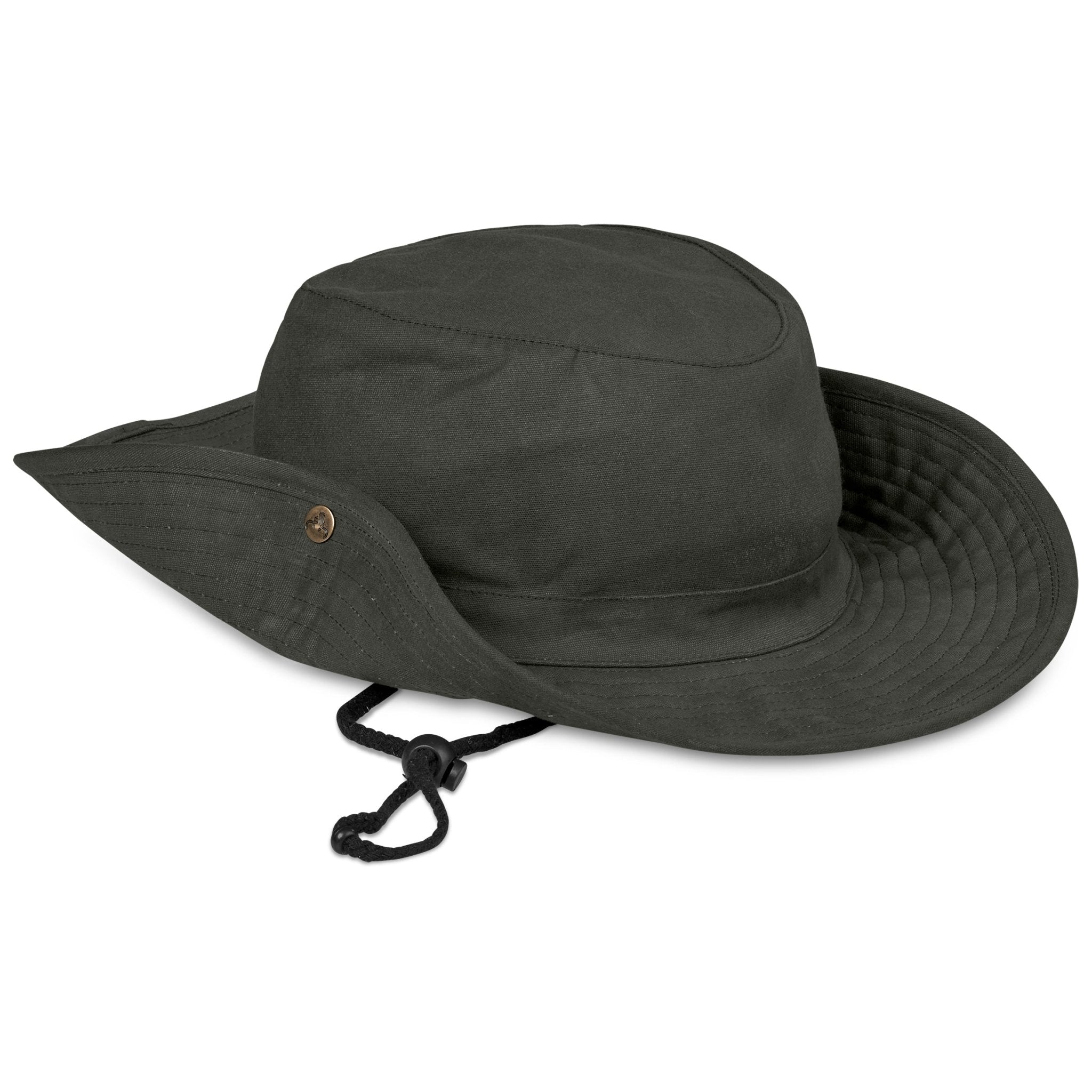 Urban Terrain Somabula Oilskin Wide Brim Hat - Retail Therapy Online