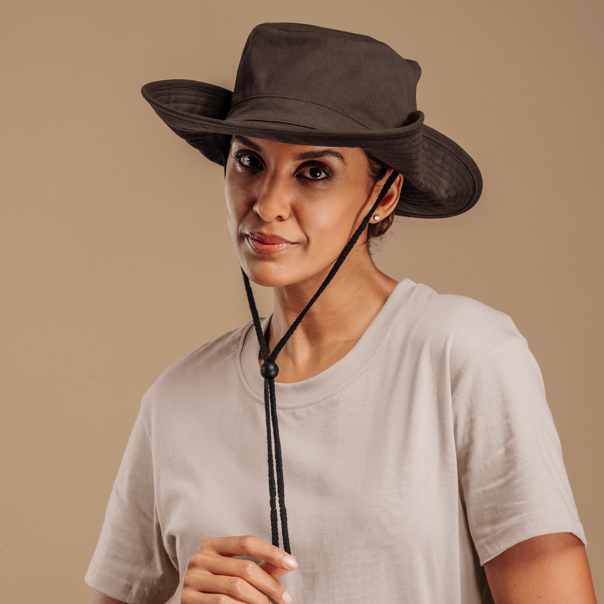 Urban Terrain Somabula Oilskin Wide Brim Hat - Retail Therapy Online