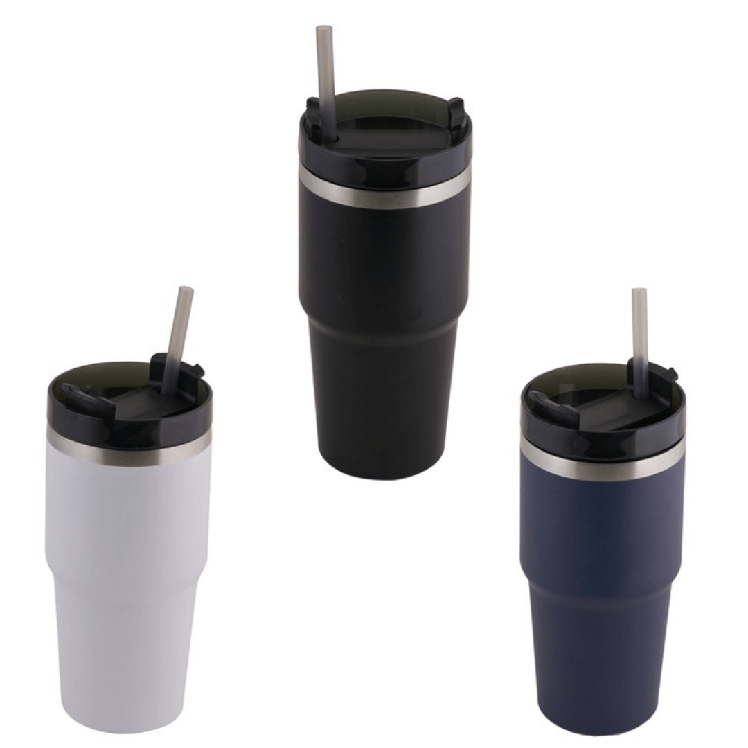 Vacuum Insulated Stainless Steel Tumbler 600ml - Retail Therapy Online