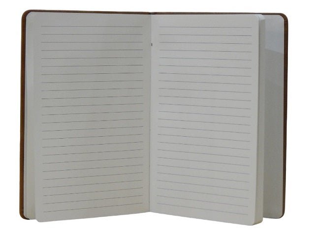 Vegan Leather Espresso A5 Notebook & Pen Set - Retail Therapy Online