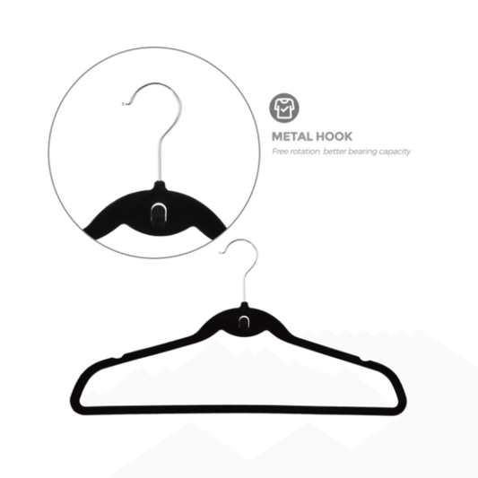 Velvet Non - Slip Hangers - Retail Therapy Online