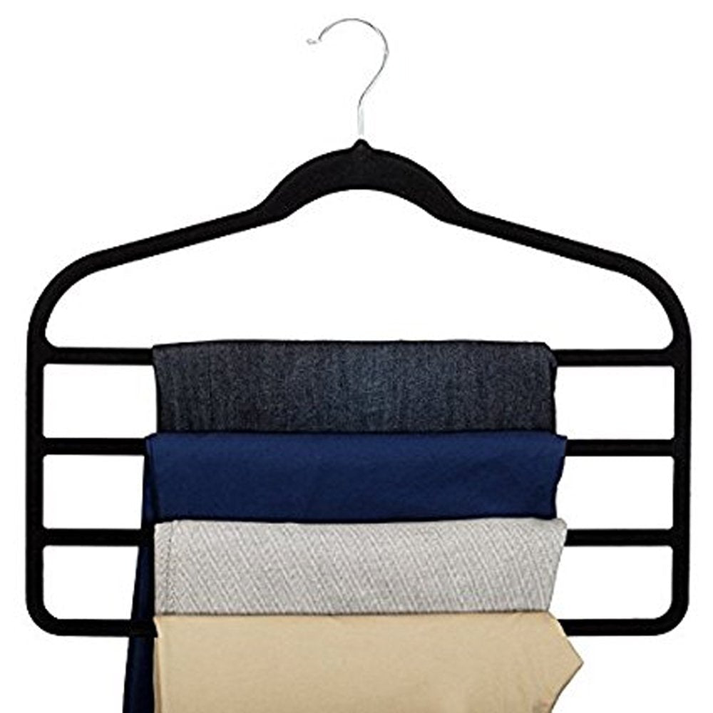 Velvet Pants Non - Slip Multi Hanger - 3 Pack - Retail Therapy Online