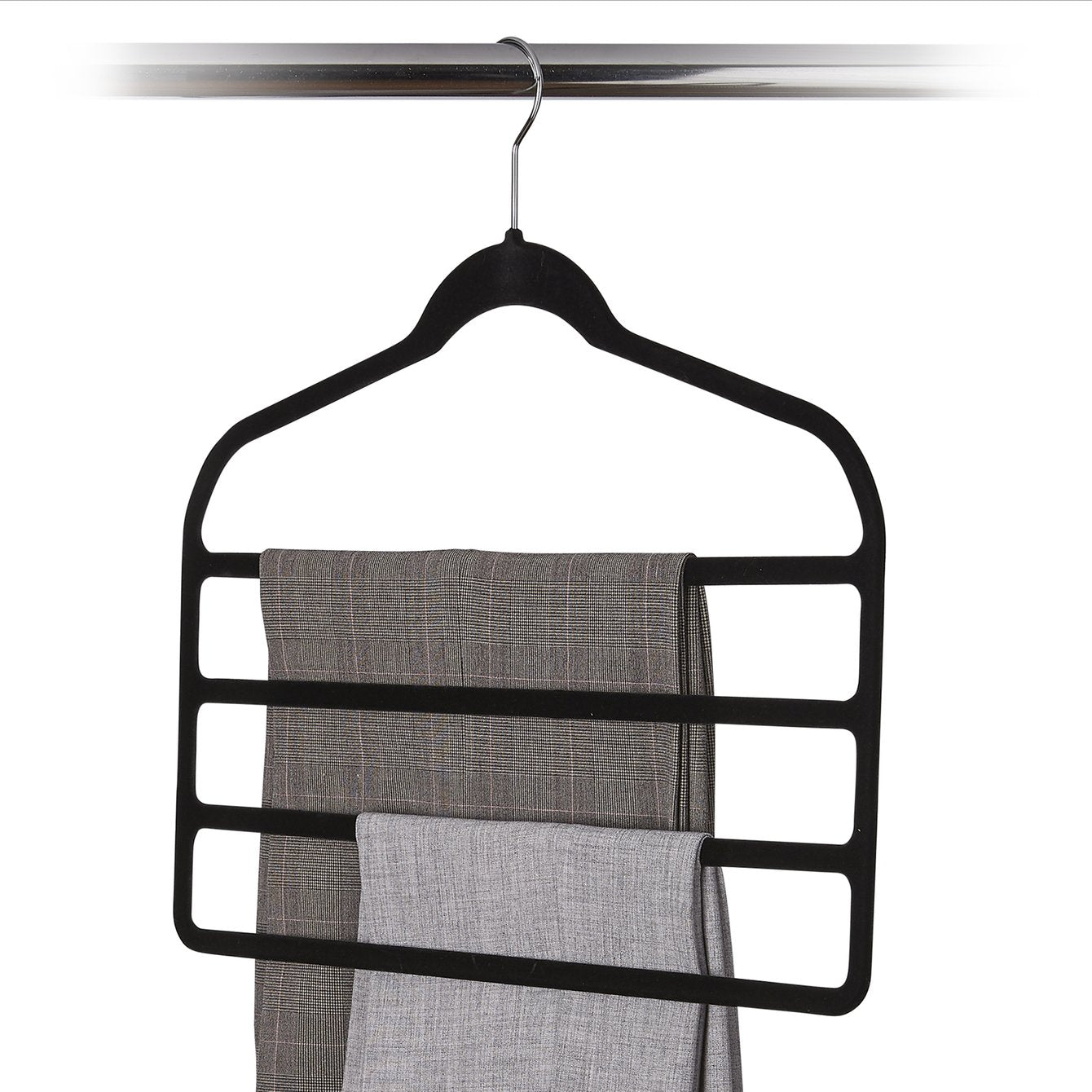 Velvet Pants Non - Slip Multi Hanger - 3 Pack - Retail Therapy Online