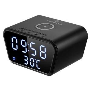 Volkano Awake Series Alarm Clock with Wireless Charger - Retail Therapy Online