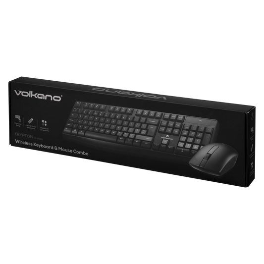 Volkano Krypton Wireless Keyboard & Mouse Combo - Retail Therapy Online