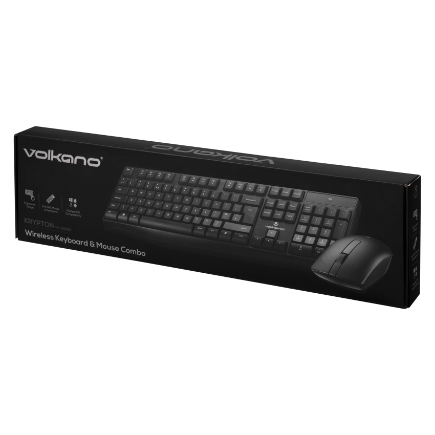 Volkano Krypton Wireless Keyboard & Mouse Combo - Retail Therapy Online