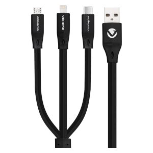 Volkano Slim Series 3 in 1 Charging Cable - 1m - Retail Therapy Online