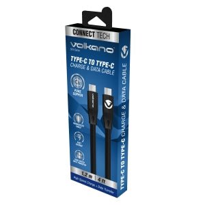 Volkano Slim Series Type - C to Type - C Cable 1.2m - Retail Therapy Online