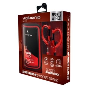 Volkano Sports Hook Earphones & Running Arm Band - Retail Therapy Online