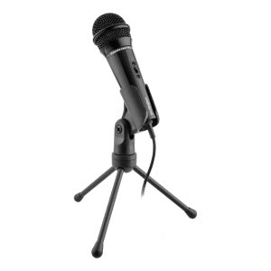 Volkano Stream Vocal Microphone with Tripod Aux - Retail Therapy Online