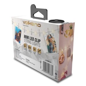 Volkano Twinkle Series CLEAR Photo Clips with LED Lights - Retail Therapy Online