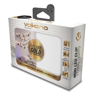 Volkano Twinkle Series CLEAR Photo Clips with LED Lights - Retail Therapy Online