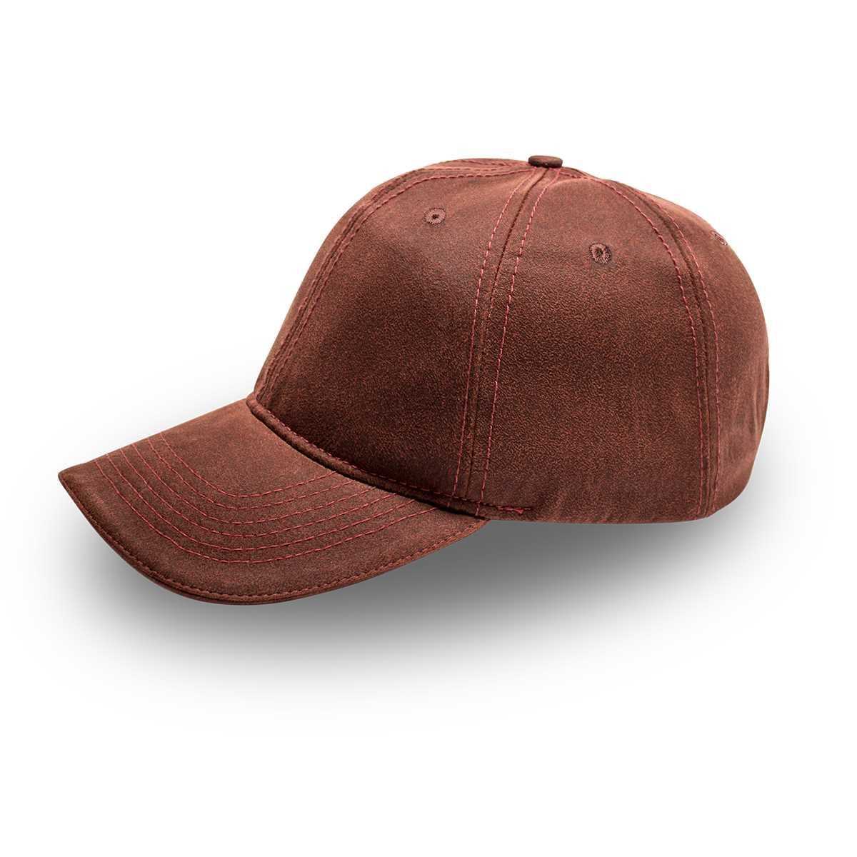 Washed Oil Skin 6 Panel Cap - Retail Therapy Online