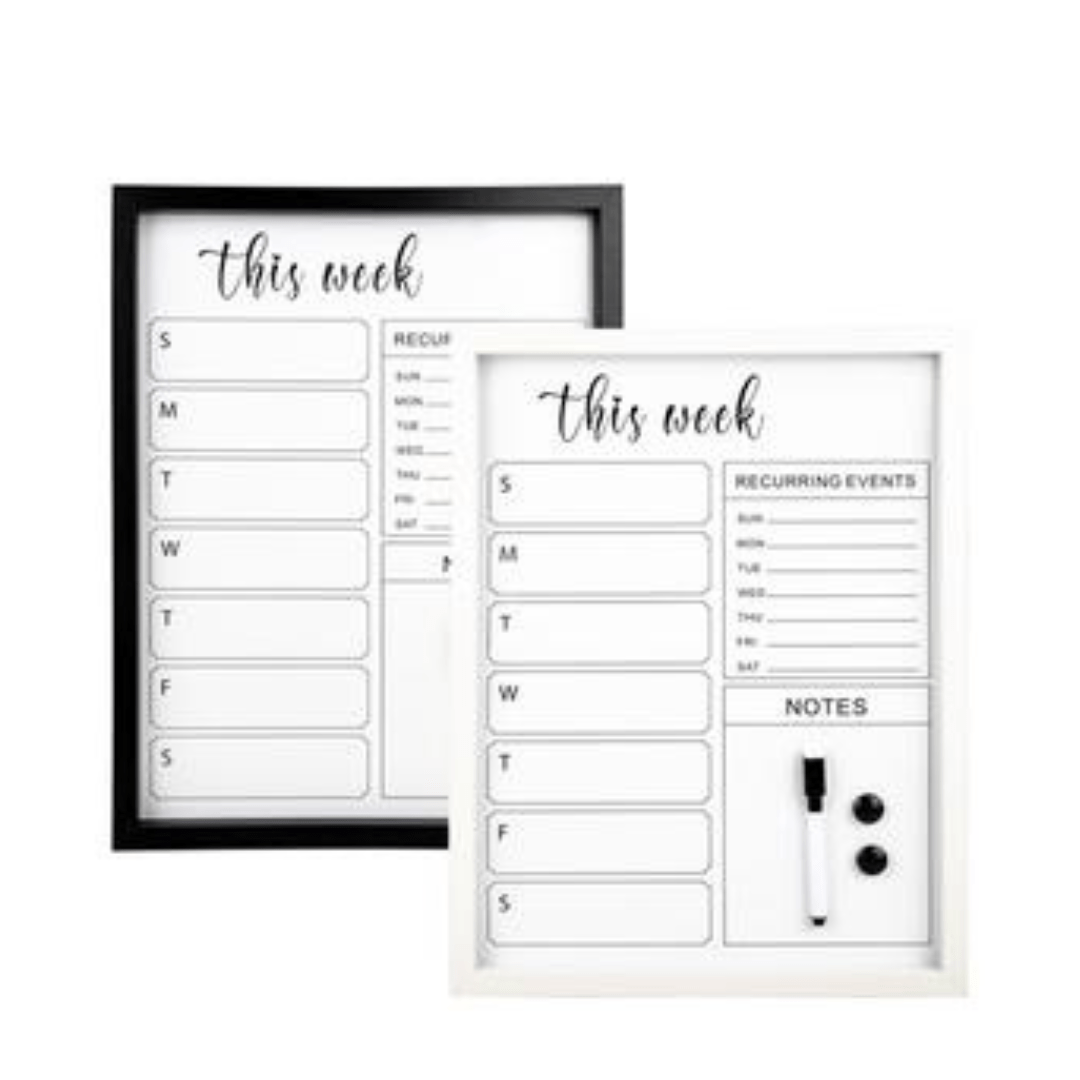 Weekly Planner Framed - Retail Therapy Online