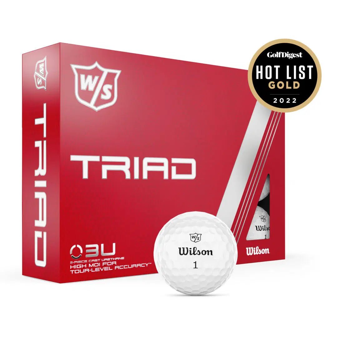 Wilson Staff Triad Golf Balls - Dozen - Retail Therapy Online