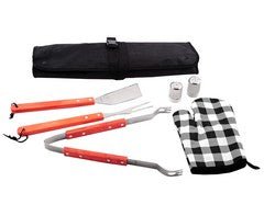 Wooden Braai Set Apron - Retail Therapy Online