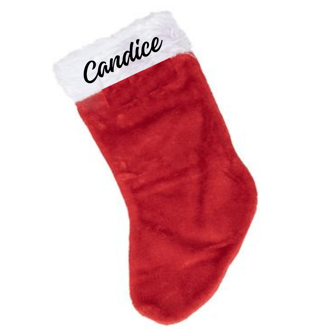 Xmas Plush Stocking - 45cm - Retail Therapy Online