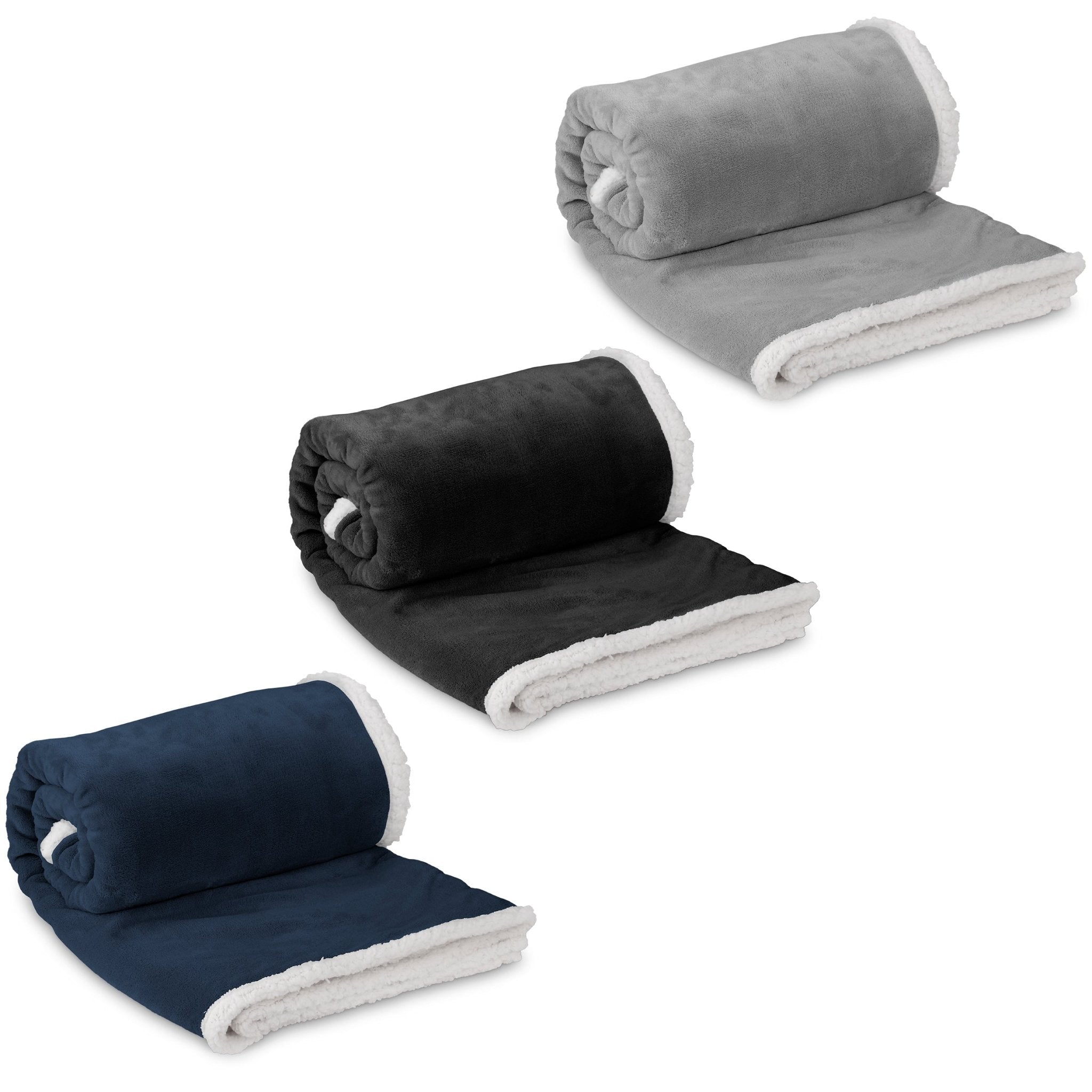 Kinley Sherpa Reversible Blanket - Retail Therapy Online